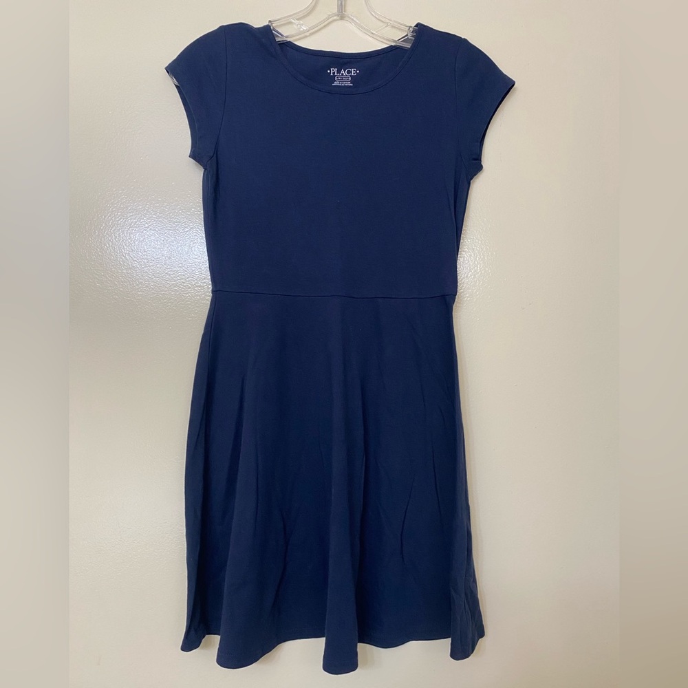 The Children's Place Navy Blue A-Line Dress